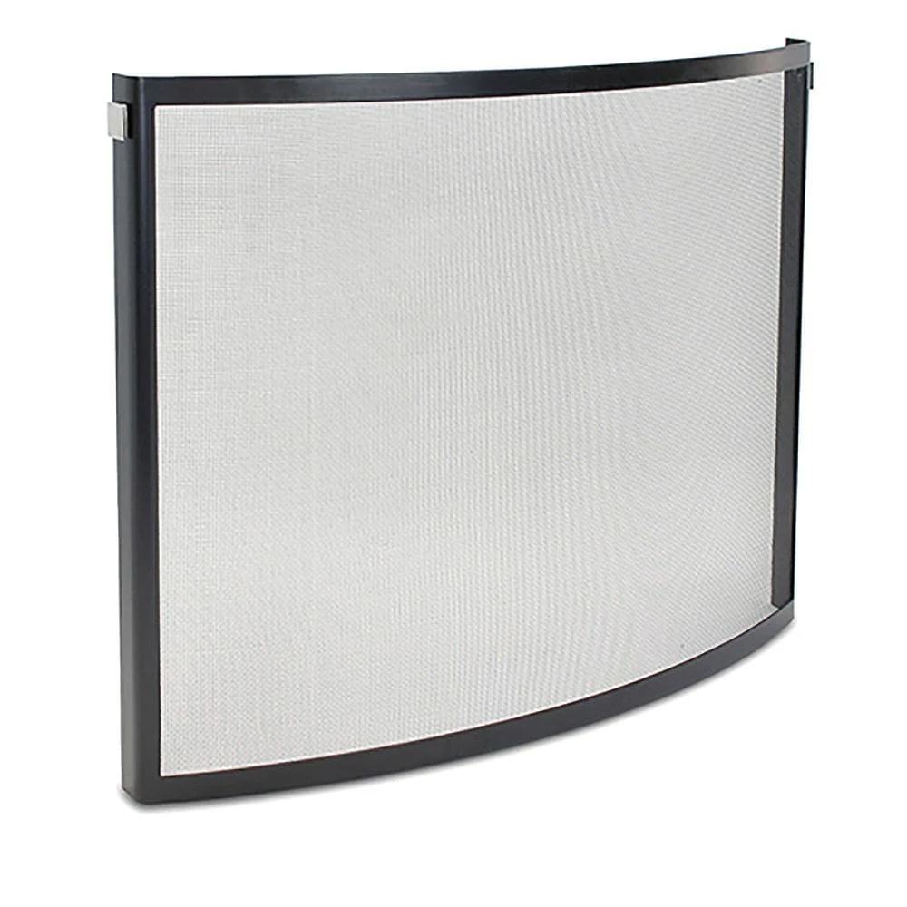Pilgrim Odessa Bowed Screen, Black & Polished Nickel