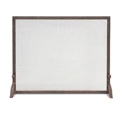 Pilgrim Ballard Embossed Single Panel Screen, Bronze