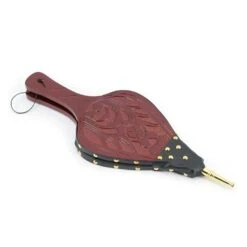 Pilgrim Carved Scroll Bellow, Dark Brown