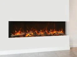 Amantii TruView XL Series 72-in 3-Sided Linear Electric Fireplace