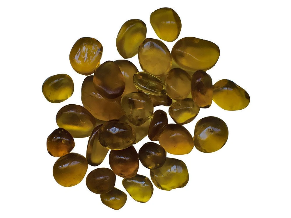Amantii Amber Small Bead Fire Glass - 5 Lbs.