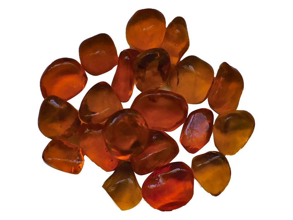 Amantii Orange Small Bead Fire Glass - 5 Lbs.