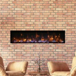 Amantii Panorama Series 50-In Deep Built In Electric Fireplace -BI-50-DEEP-OD