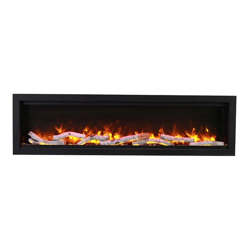 Amantii 88-in Symmetry Smart WiFi Enabled Built-In Linear Electric Fireplace - Image 9