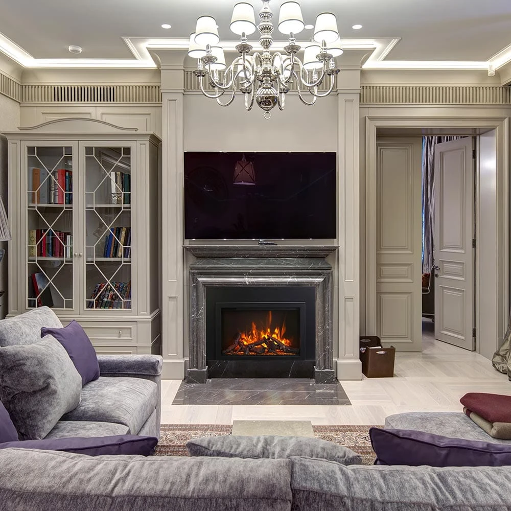 Amantii 33-In Traditional Bespoke Smart Built-In Electric Fireplace - Image 2