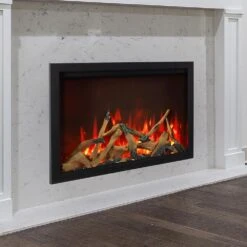 Amantii 44-in Traditional Bespoke Smart Built-In Electric Fireplace