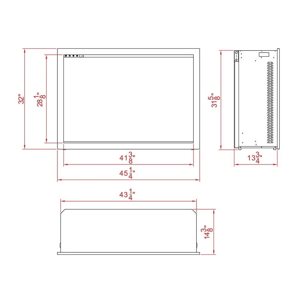Amantii 44-in Traditional Bespoke Smart Built-In Electric Fireplace - Image 7