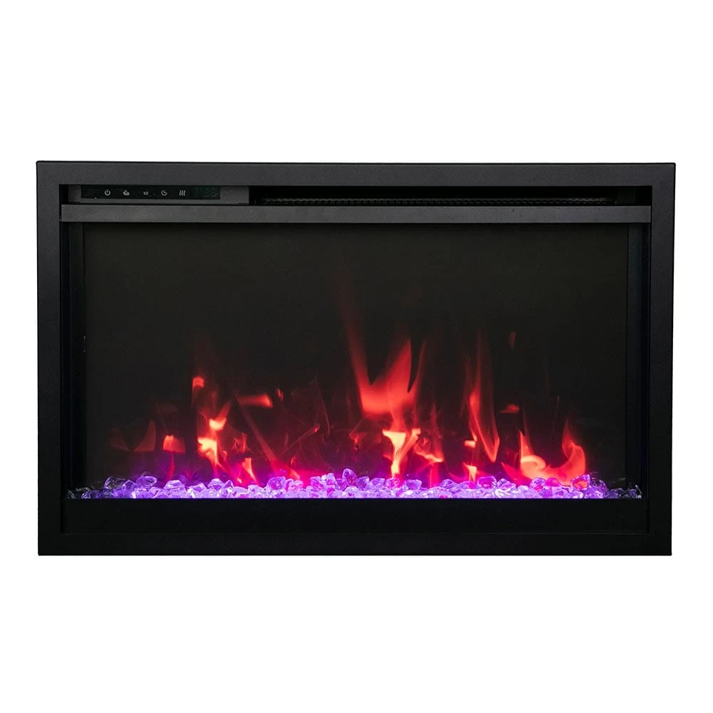 Amantii 26-in Traditional XtraSlim Smart WiFi Linear Electric Fireplace - Image 5