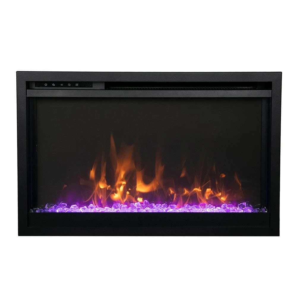 Amantii 26-in Traditional XtraSlim Smart WiFi Linear Electric Fireplace - Image 8