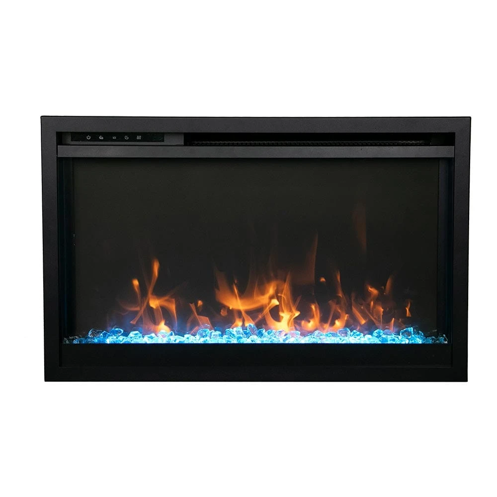 Amantii 26-in Traditional XtraSlim Smart WiFi Linear Electric Fireplace - Image 9