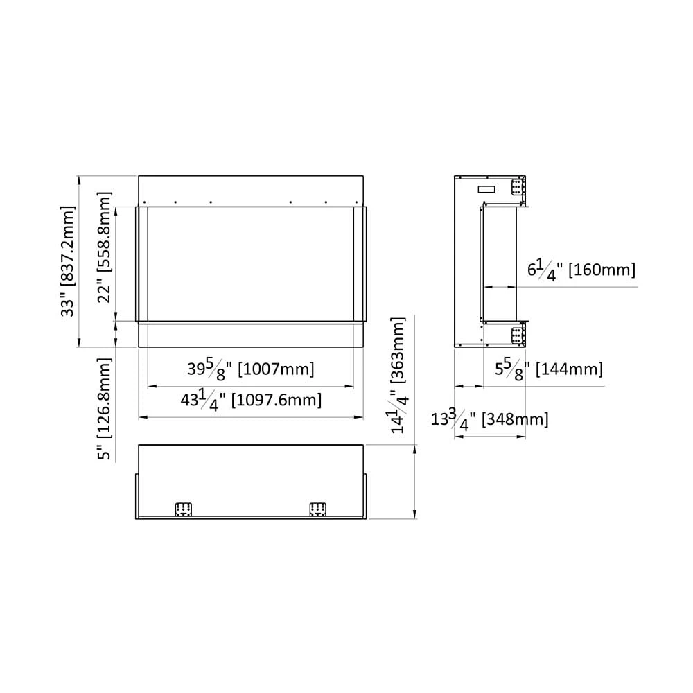 Amantii 40-in TruView Extra Tall Smart Linear Electric Fireplace - Image 4