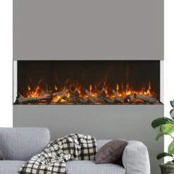 Amantii 72-in TruView Extra Tall Smart Linear Electric Fireplace