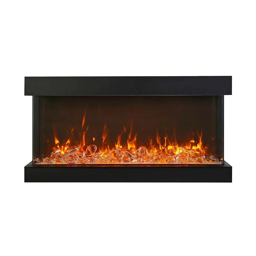 Amantii 40-in TruView Extra Tall Smart Linear Electric Fireplace - Image 7