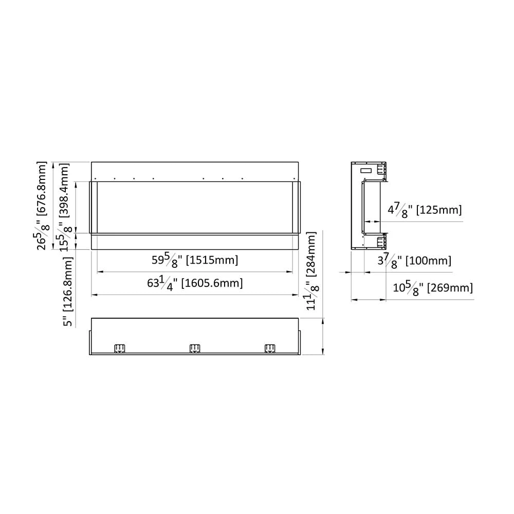 Amantii 60-in TruView Slim Linear Electric Fireplace - Image 4