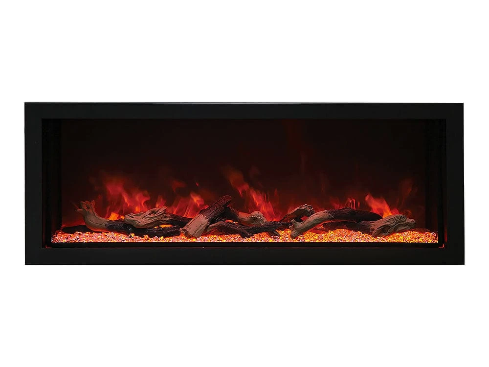 Amantii Panorama Series Indoor/Outdoor 60-In Deep XT Built-In Electric Fireplace - Image 2