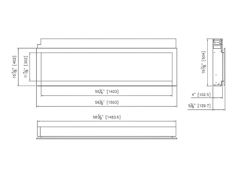 Amantii Panorama Series 60-In Extra Slim Built-In Electric Fireplace - Image 5