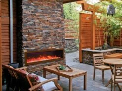 Amantii Panorama Series 72-In Deep Built In Electric Fireplace