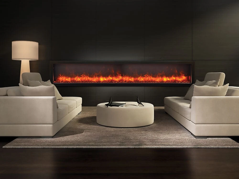 Amantii Panorama Series 88-In Deep Built In Electric Fireplace
