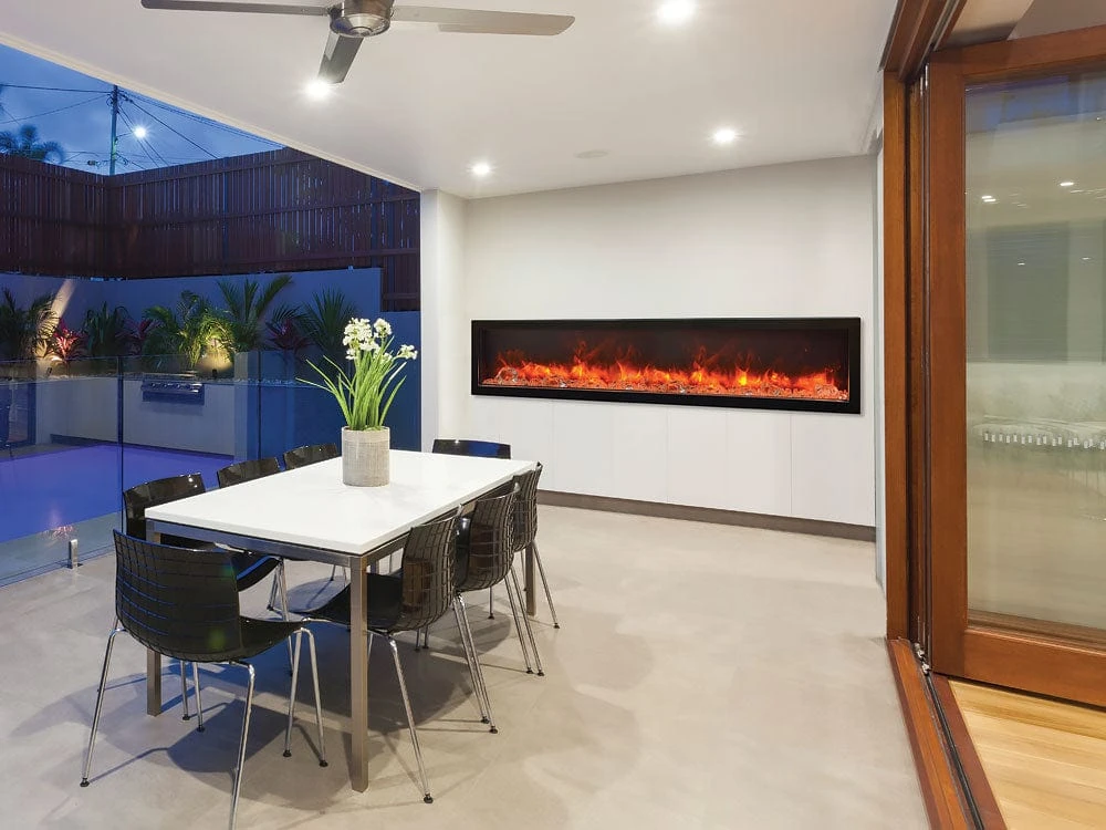 Amantii Panorama Series 88-In Deep Built In Electric Fireplace - Image 2