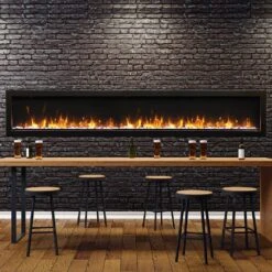 Amantii Panorama Series 88-In Slim Built-In Electric Fireplace