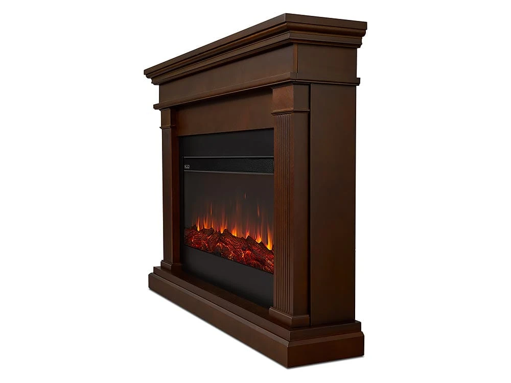 Beau Infrared Electric Fireplace Mantel Package In Dark Walnut - 8080E -DW - Image 3