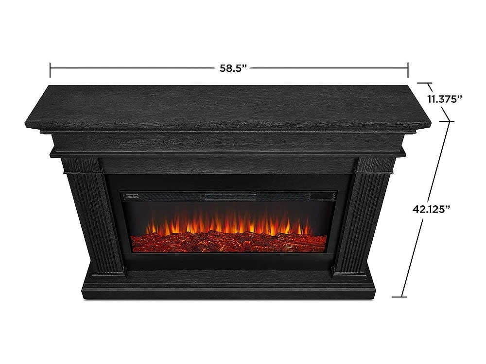 Beau Infrared Electric Fireplace Mantel Package In Grey - Image 5