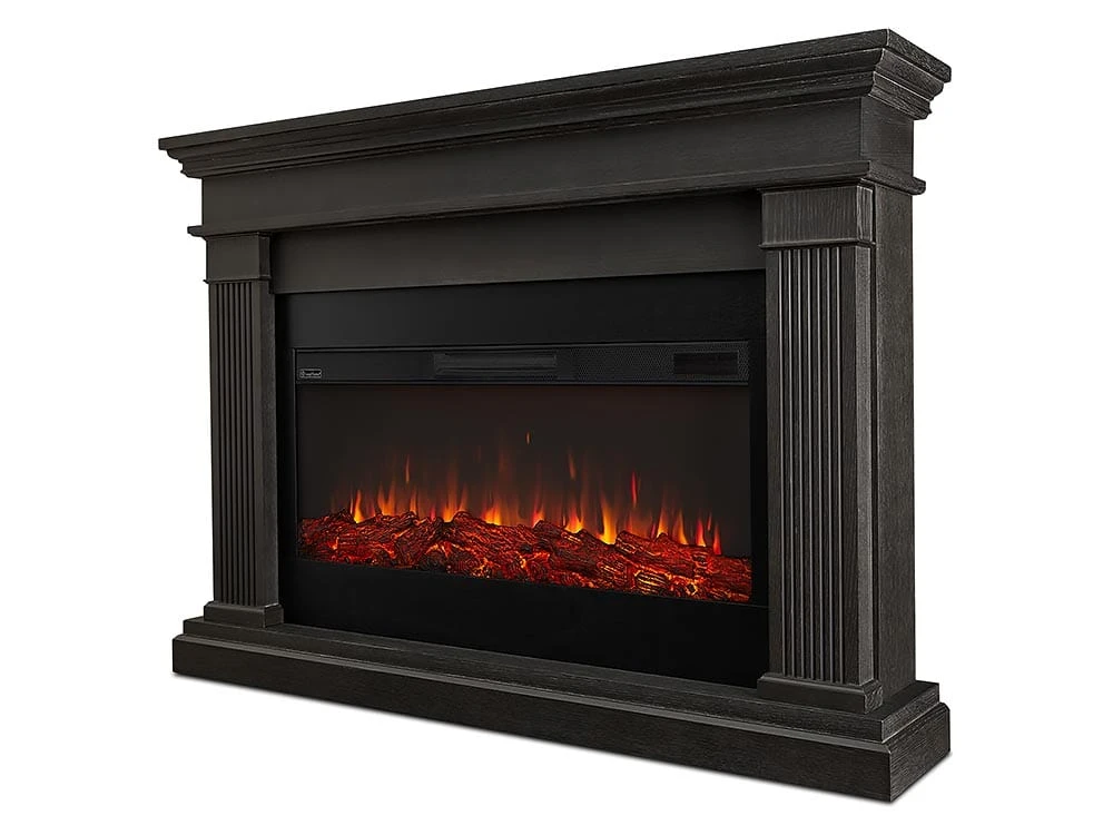 Beau Infrared Electric Fireplace Mantel Package In Grey - Image 2