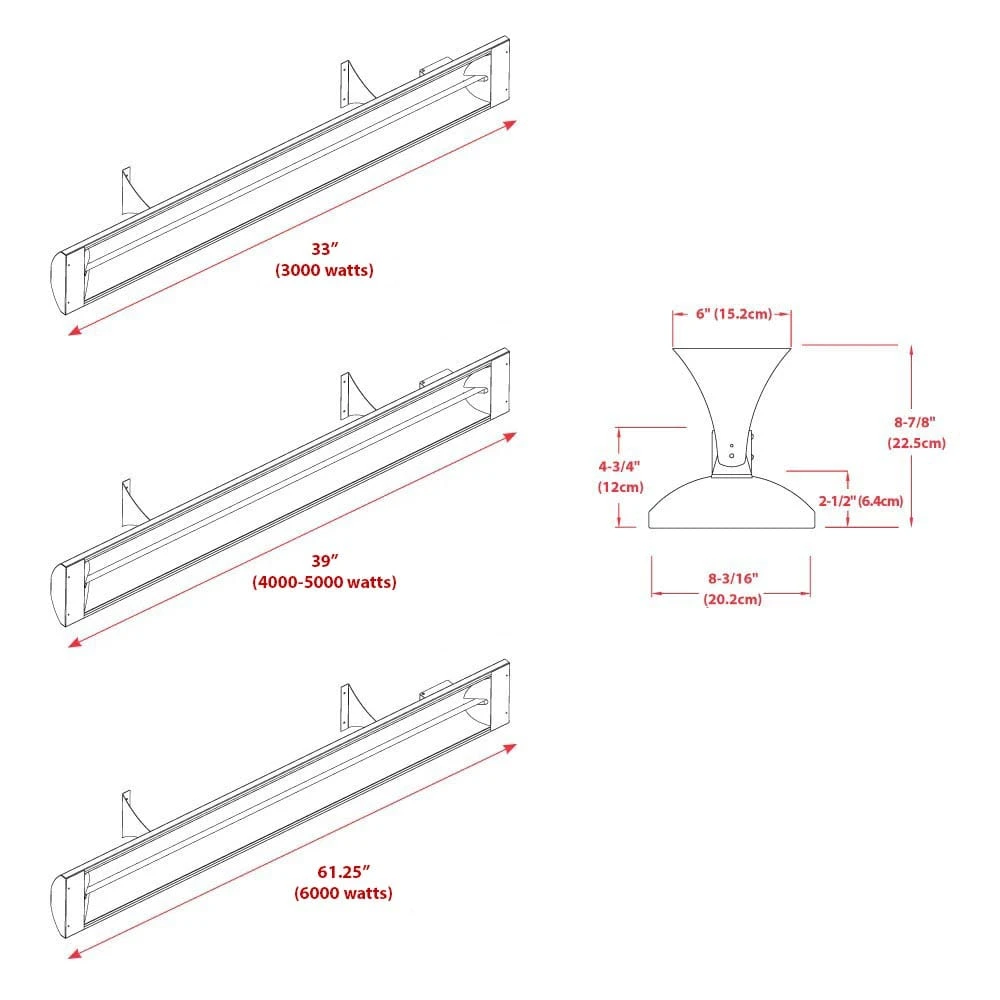 Infratech CD-Series Infrared Patio Heater 240V - Image 13