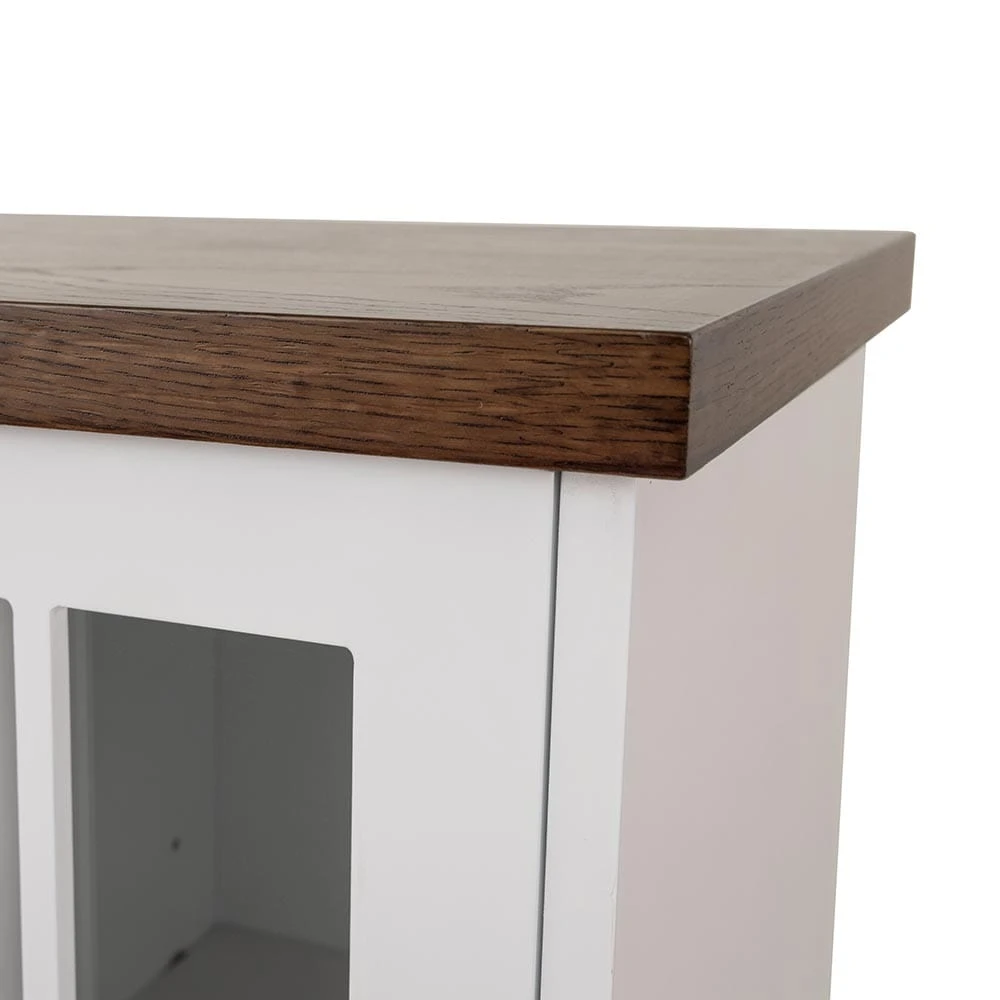 Dalton 72-in White Electric Fireplace TV Stand - Image 7