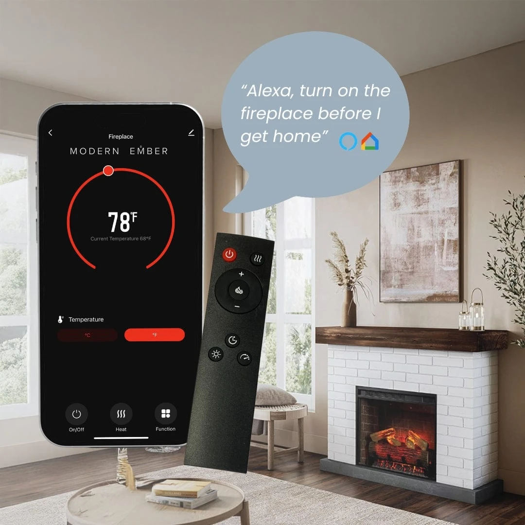 Country Living Jackson Electric Fireplace Mantel Package - Image 7