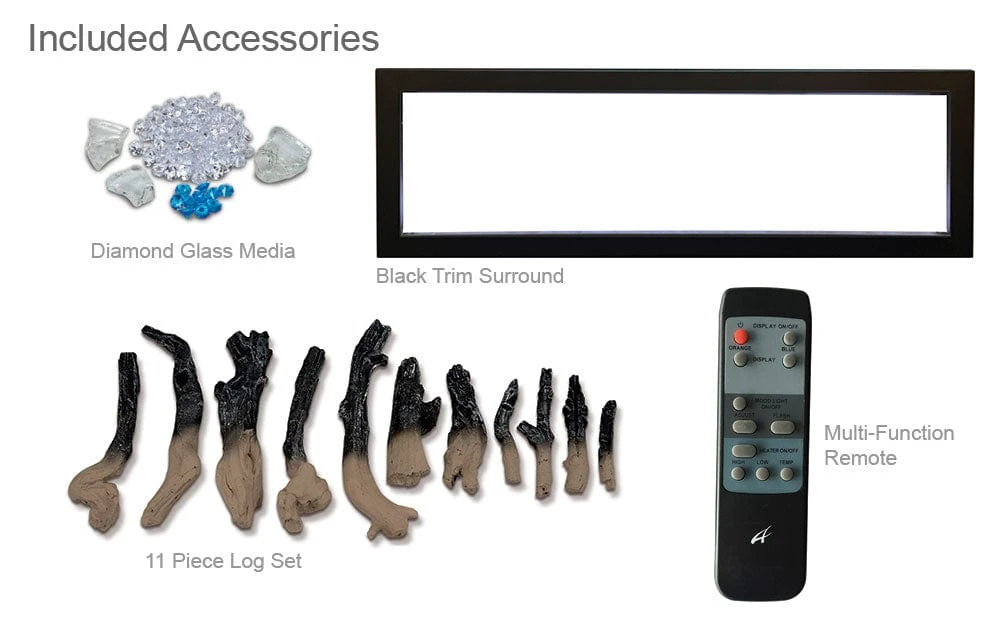 Amantii Panorama Series 88-In Deep Built In Electric Fireplace - Image 5