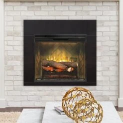 Dimplex 24-in Revillusion Herringbone Firebox & 36-in Trim