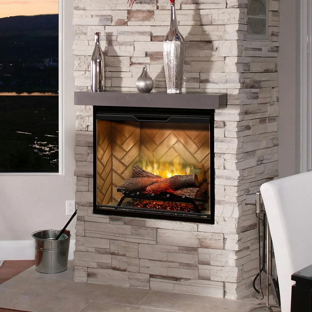 Dimplex 30" Revillusion Electric Firebox Herringbone Brick