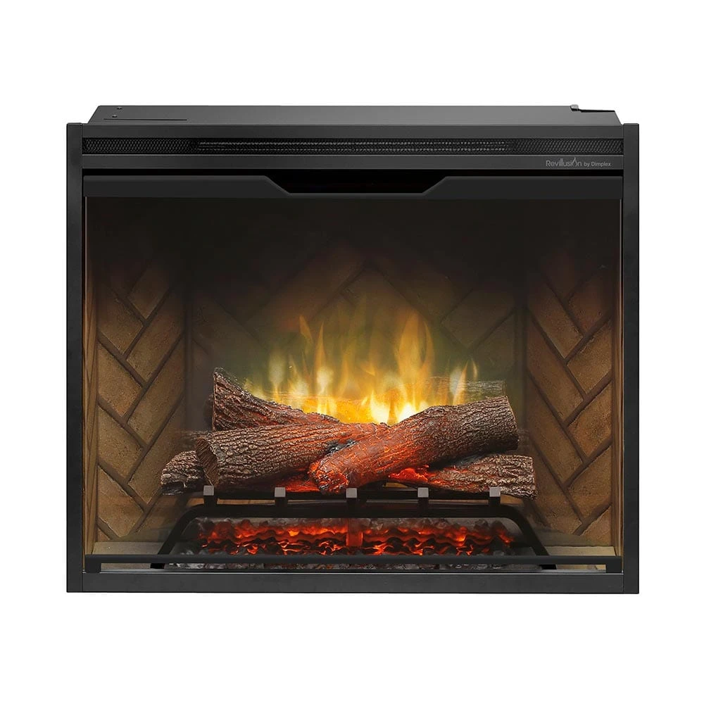 Dimplex 30" Revillusion Electric Firebox Herringbone Brick - Image 3