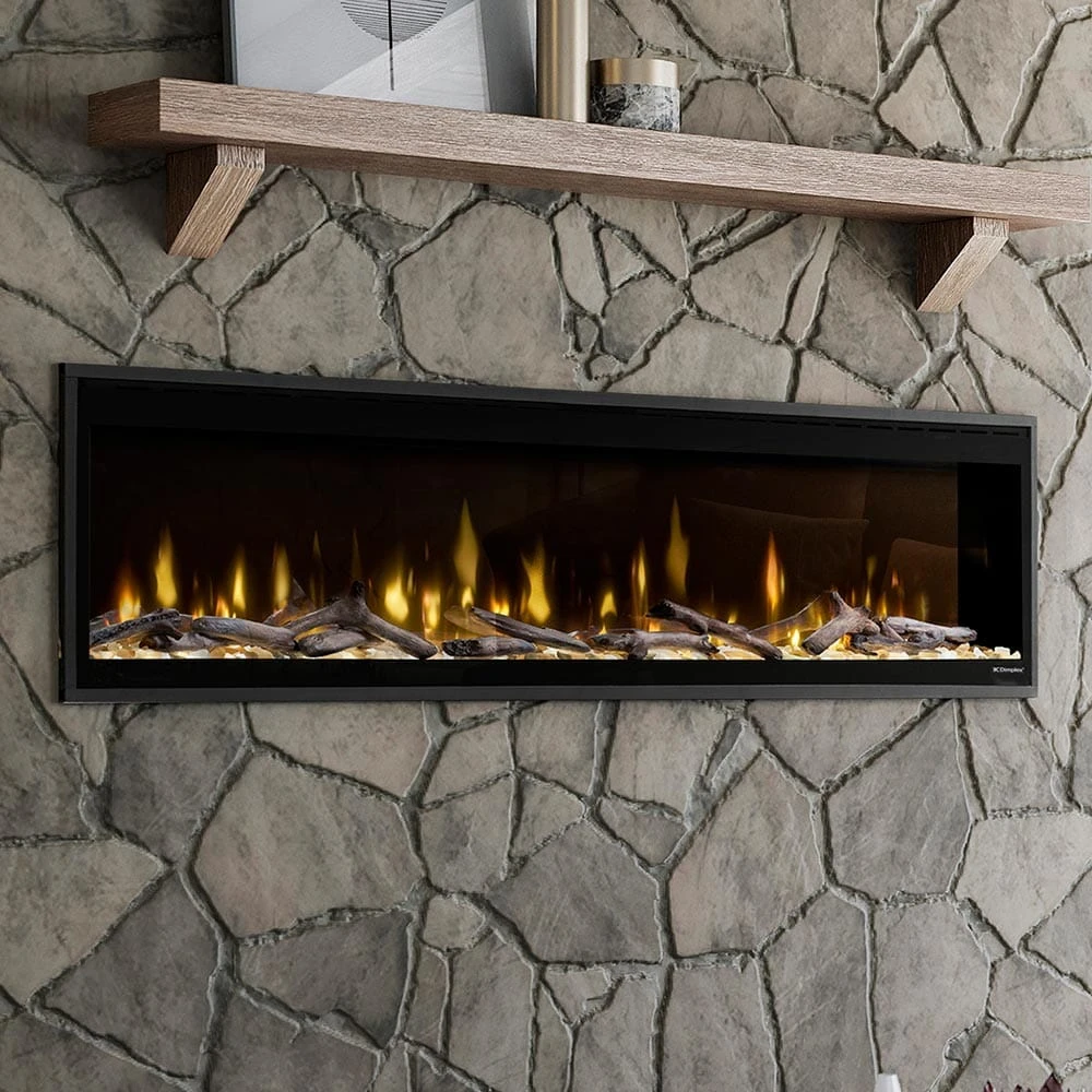 Dimplex Ignite Evolve 74-in Linear Electric Fireplace & Trim Kit