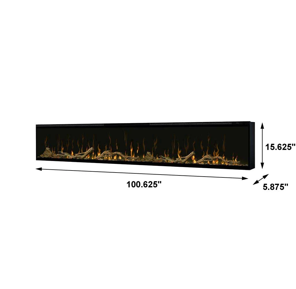 Dimplex IgniteXL 100-In Electric Fireplace W/ Driftwood Log Kit - Image 16
