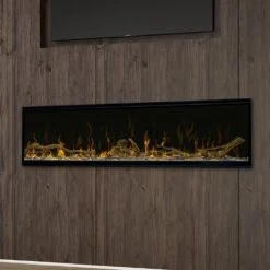 Dimplex IgniteXL 60-In Electric Fireplace W/ Driftwood Log Kit