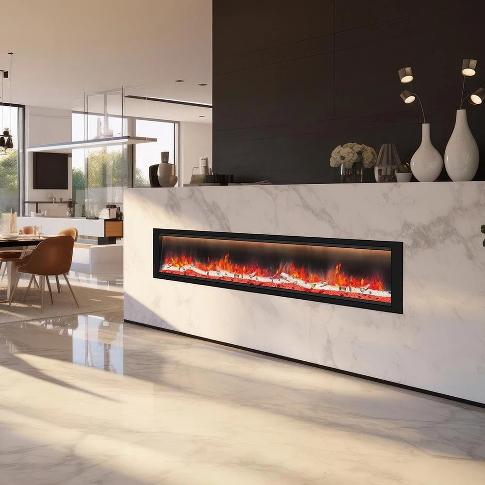 Dynasty Allegro 82-in Smart Electric Fireplace - Image 2
