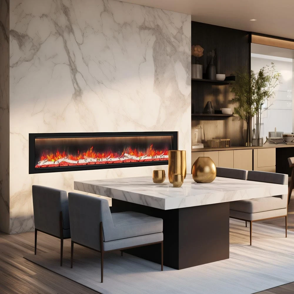Dynasty Allegro 82-in Smart Electric Fireplace - Image 8
