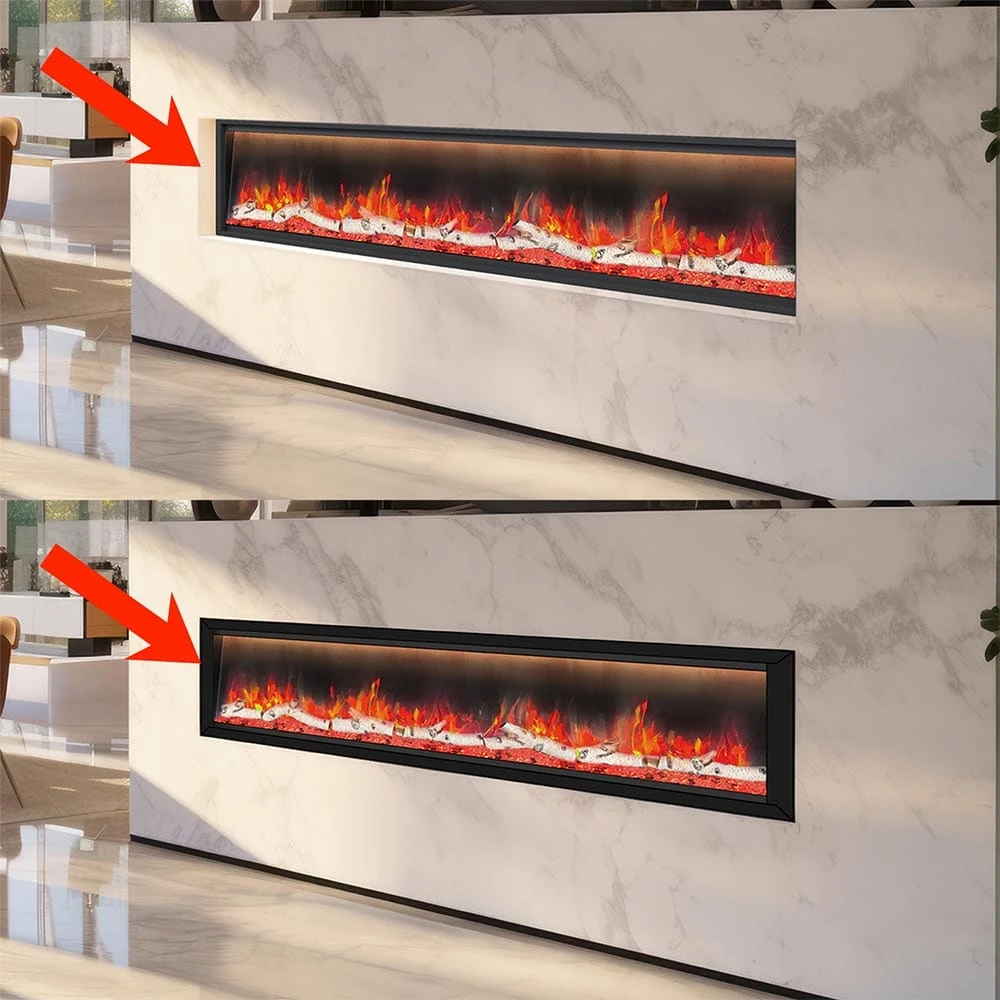 Dynasty Allegro 82-in Smart Electric Fireplace - Image 5