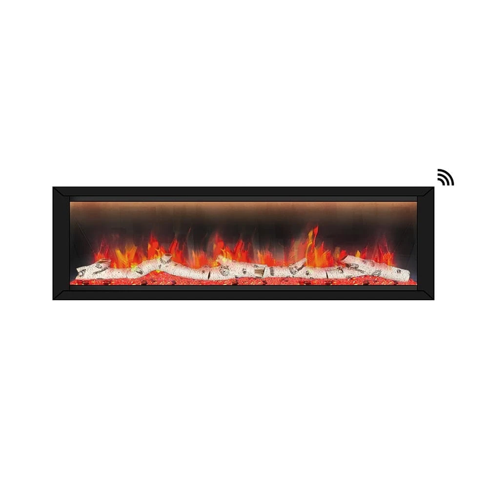 Dynasty Allegro 82-in Smart Electric Fireplace - Image 3