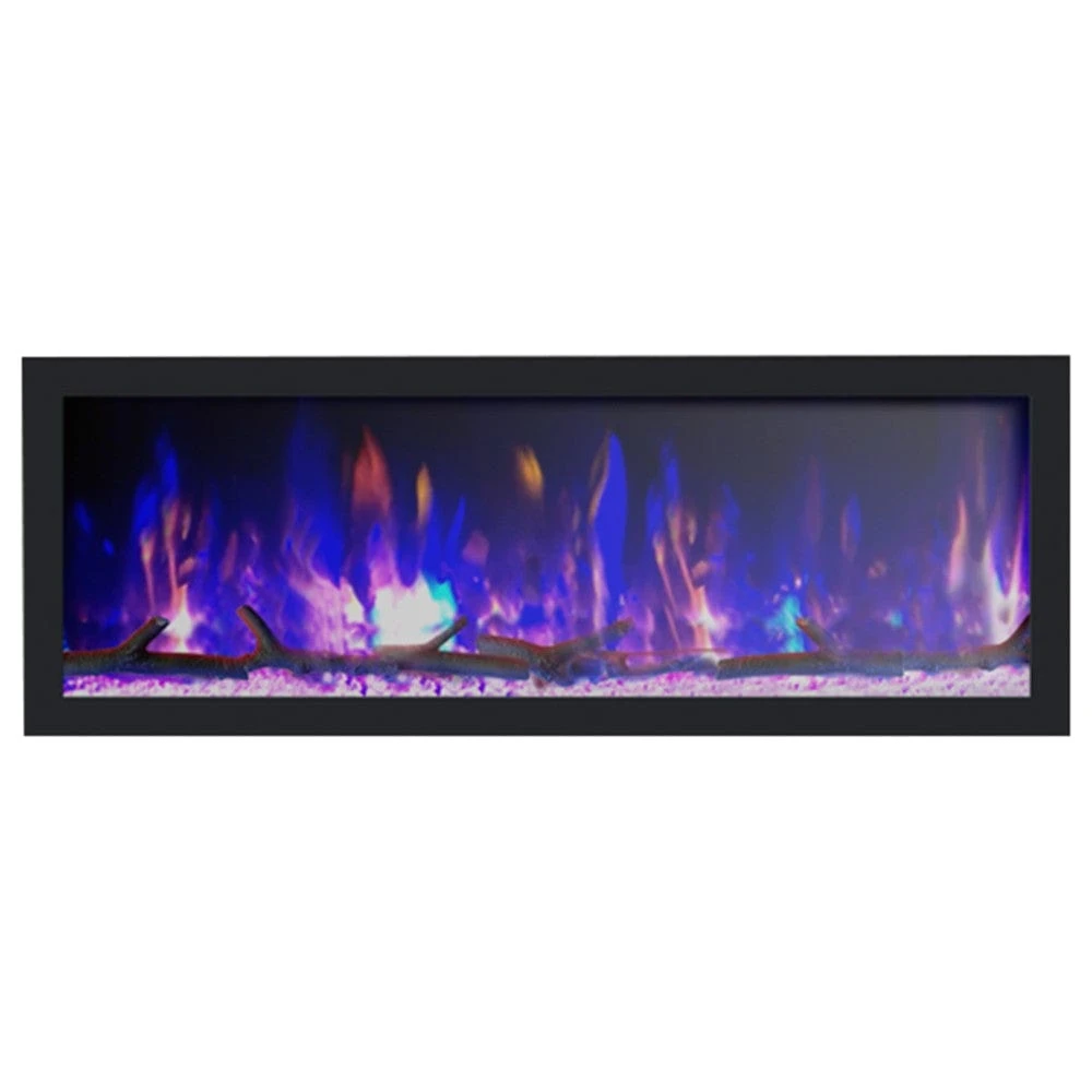 Dynasty 52-in Cascade Linear Electric Fireplace - Image 3