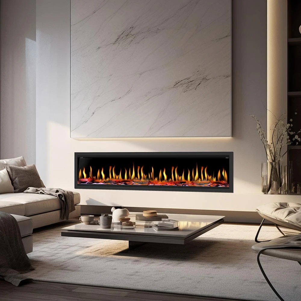 Dynasty 76-in Tempo Virtual Built-In Electric Fireplace - Image 2