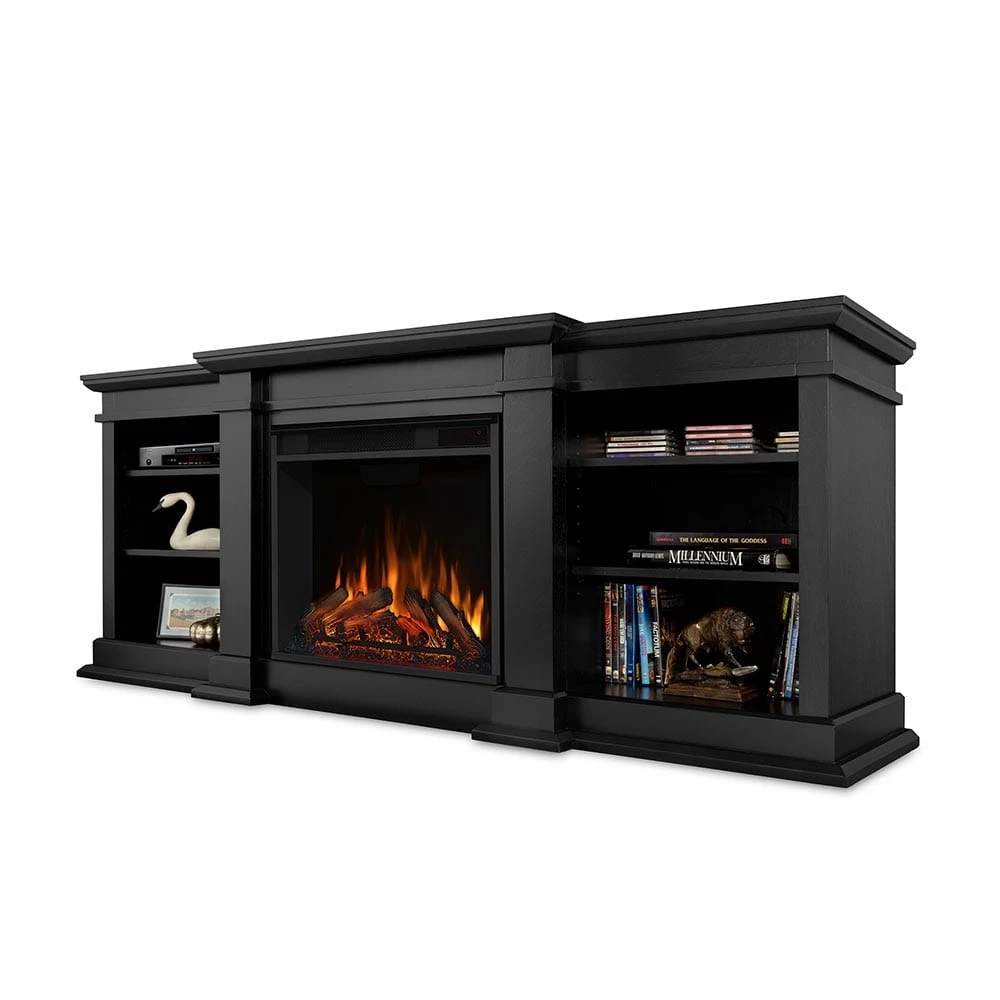 Fresno Electric Fireplace TV Stand In Black - Image 2