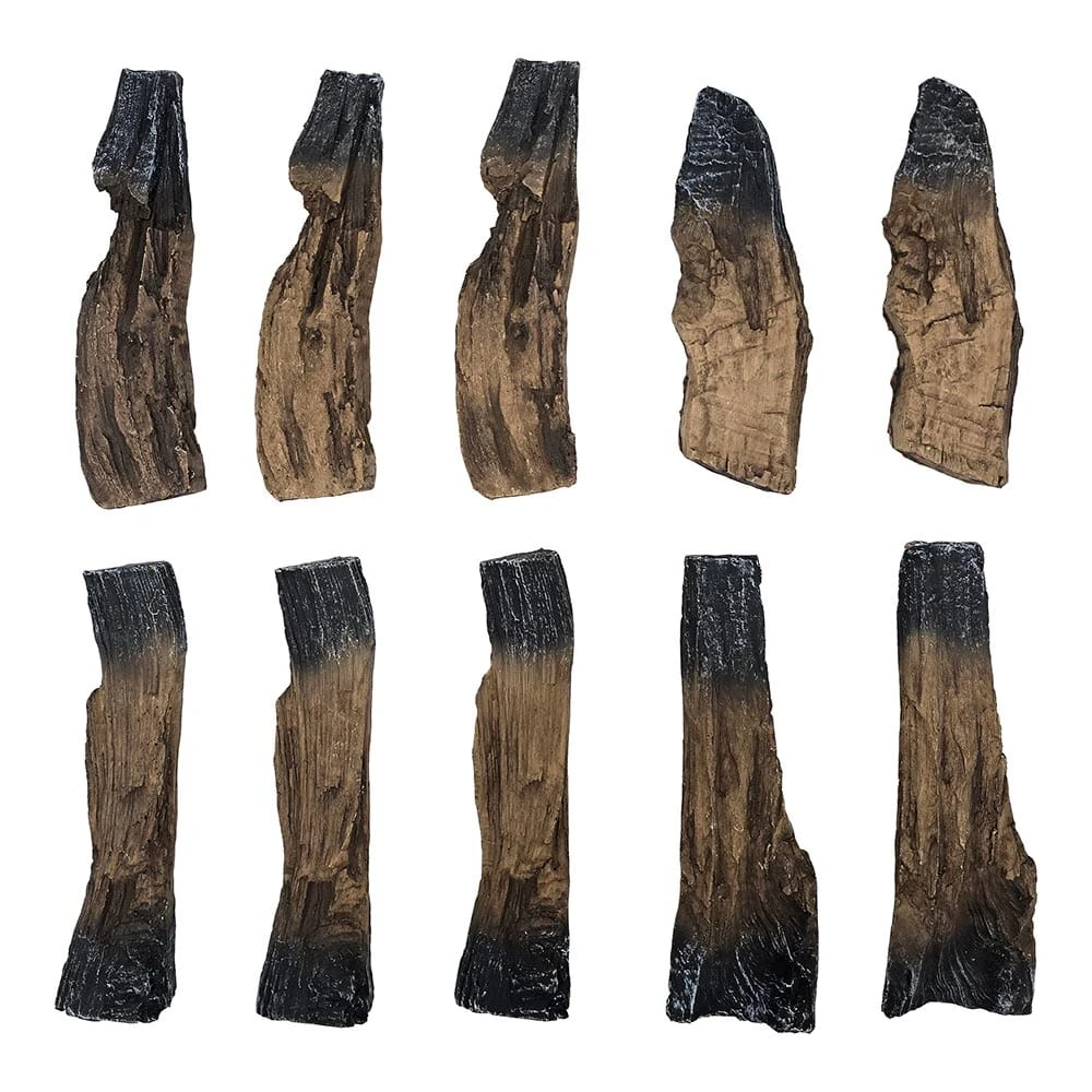 Modern Ember Rustic Log Accessory Kit For Aerus And Vibrance 60”-72” Linear Electric Fireplace - Image 2