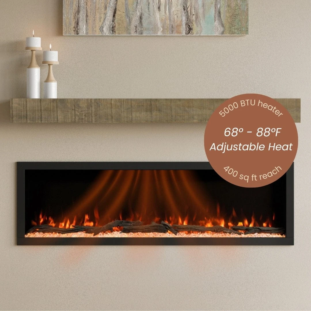 Modern Ember 60-In Highmark Smart Linear Electric Fireplace - Image 9