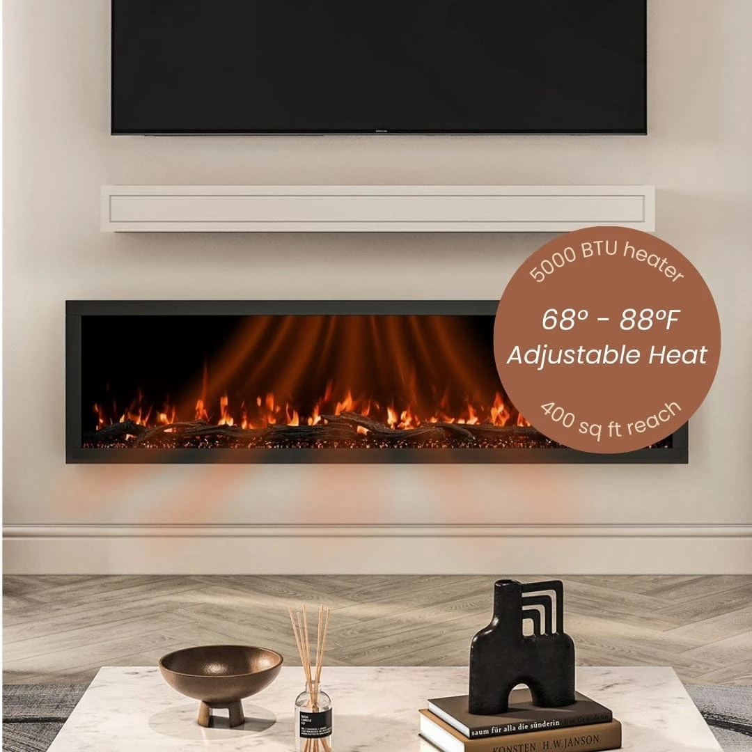 Modern Ember 72-In Highmark Smart Linear Electric Fireplace - Image 9