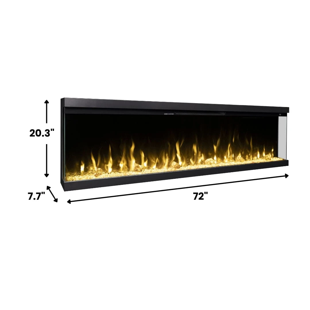 Modern Ember Aerus Skyline 72-in Multi-Sided Smart Electric Fireplace - Image 5