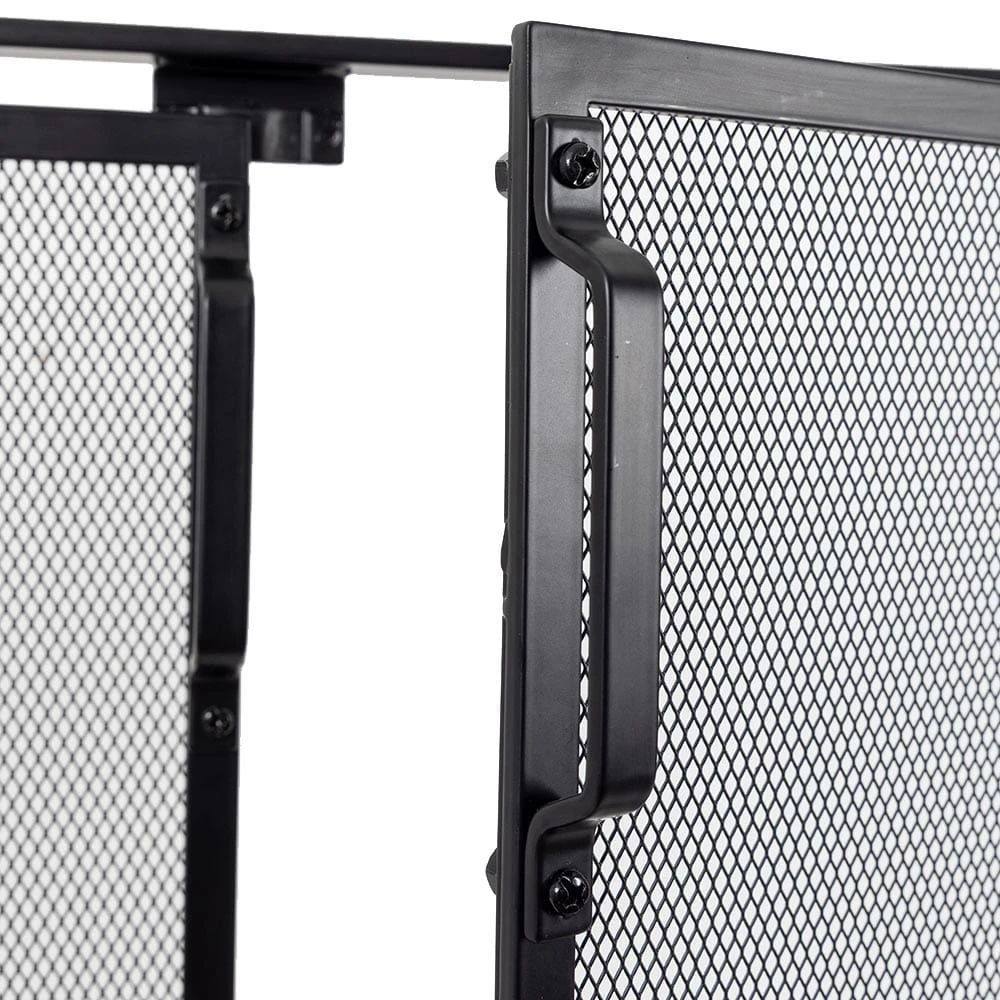 Modern Ember Aalto Fireplace Screen In Black - Image 6