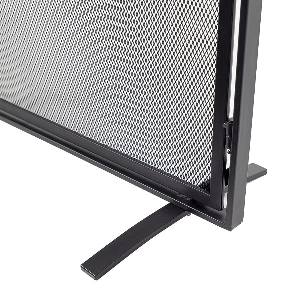 Modern Ember Aalto Fireplace Screen In Black - Image 7